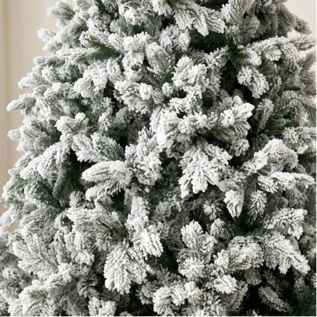XMAS TREE FLOCKED SUGAR PINE 210CM