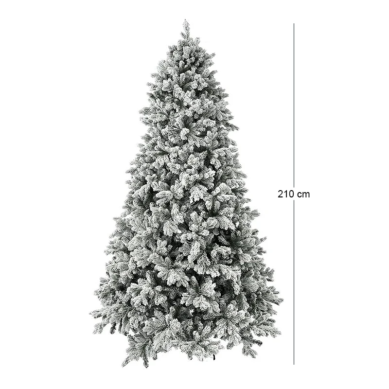 XMAS TREE FLOCKED SUGAR PINE 210CM