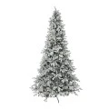 XMAS TREE FLOCKED WINTER FANTASY  270CM