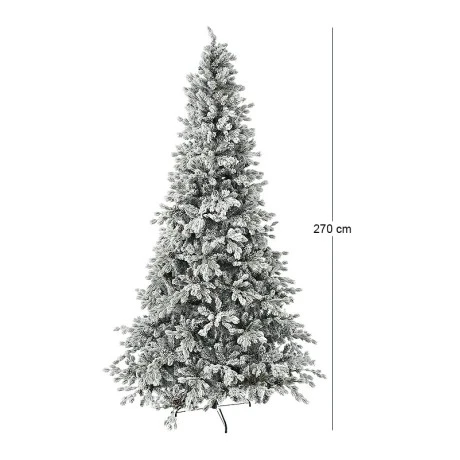 XMAS TREE FLOCKED WINTER FANTASY  270CM