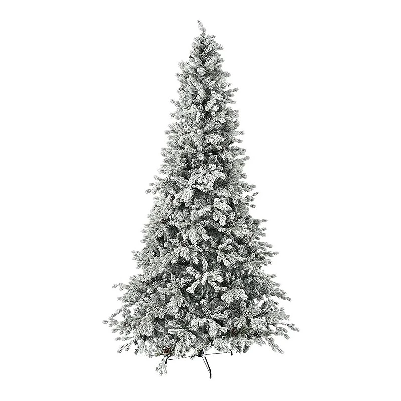 XMAS TREE FLOCKED  WINTER FANTASY  300CM