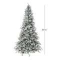 XMAS TREE FLOCKED  WINTER FANTASY  300CM