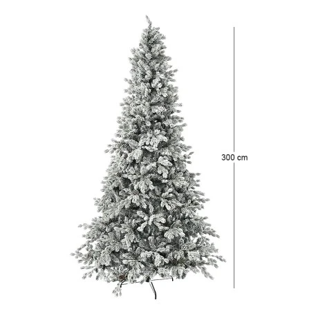 XMAS TREE FLOCKED  WINTER FANTASY  300CM