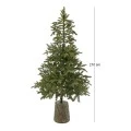 XMAS TREE MOUNTAIN PINE 210CM IN FIBER GLASS RESIN POT