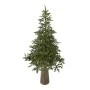 XMAS TREE MOUNTAIN PINE 240CM IN FIBER GLASS RESIN POT