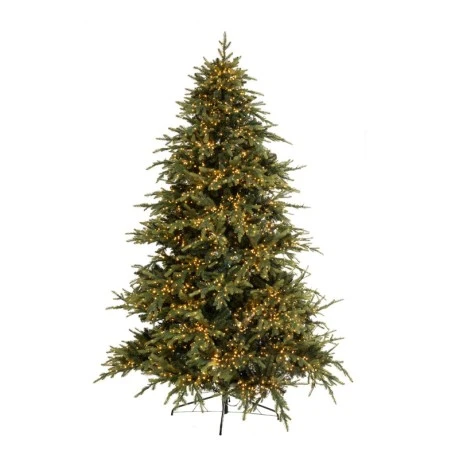 CHRISTMAS TREE PRE-LIT ASPEN 240CM WITH 5150 LED WARM WHITE LIGHTS 8 FUNCTIONS (PE+PVC)