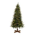 CHRISTMAS TREE PRE-LIT NOBLE FIR 180CM WITH 250 WARM WHITE LED AND MULTICLOLOR
