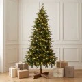 CHRISTMAS TREE PRE-LIT NOBLE FIR 180CM WITH 250 WARM WHITE LED AND MULTICLOLOR