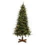 CHRISTMAS TREE PRE-LIT NOBLE FIR 210CM WITH 400 WARM WHITE LED AND MULTICLOLOR