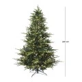 XMAS TREE PRE-LIT NORTH STAR 240CM WITH 650 LEDS