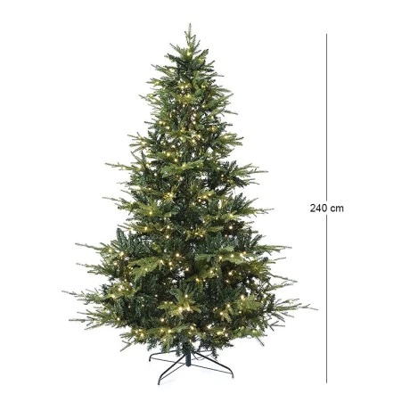 XMAS TREE PRE-LIT NORTH STAR 240CM WITH 650 LEDS
