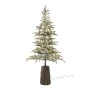 XMAS TREE FLOCKED PRE-LIT PRINCESS PINE 240CM WITH 300 LEDS IN FIBER GLASS RESIN POT