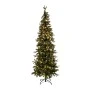 ΔΕΝΔΡΟ PRE-LIT SLIM ALPINE 180EK ΜΕ 200 LED ΛΕΥΚΑ ΛΑΜΠΑΚΙΑ