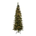 CHRISTMAS TREE PRE-LIT SLIM ALPINE 210CM WITH 300 LED WARM WHITE