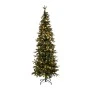 CHRISTMAS TREE PRE-LIT SLIM ALPINE 210CM WITH 300 LED WARM WHITE