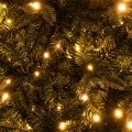 CHRISTMAS TREE PRE-LIT SLIM ALPINE 210CM WITH 300 LED WARM WHITE