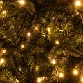 CHRISTMAS TREE PRE-LIT SLIM ALPINE 240CM WITH 400 LED WARM WHITE