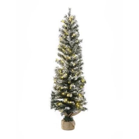 ΔΕΝΔΡΟ PRE-LIT SNOW PENCIL Φ40Χ120ΕΚ ΜΕ 100 ΛΕΥΚΑ ΛΑΜΠΑΚΙΑ