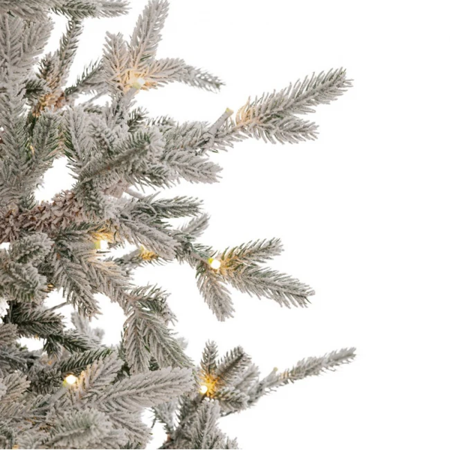 ΔΕΝΔΡΟ PRE-LIT SNOWY CRYSTAL 270ΕΚ ΜΕ 770 LED ΛΕΥΚΑ ΖΕΣΤΑ ΛΑΜΠΑΚΙΑ 8ΠΡΟΓΡΑΜΜΑΤΩΝ