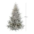 CHRISTMAS TREE PRE-LIT SNOWY CRYSTAL 270CM WITH 770 LED WARM WHITE LIGHTS 8 FUNCTIONS