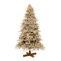 CHRISTMAS TREE   PRE LIT SNOWY JERSEY PINE   210CM WITH 800 WARM WHITE LED AND MULTICLOLOR