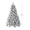 X MAS TREE FLOCKED ALASKAN Φ 102X150 10