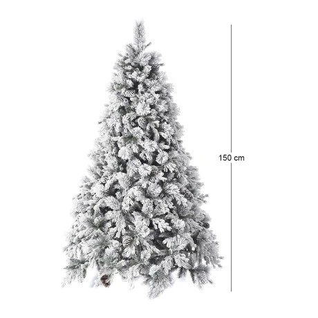 X MAS TREE FLOCKED ALASKAN Φ 102X150 10