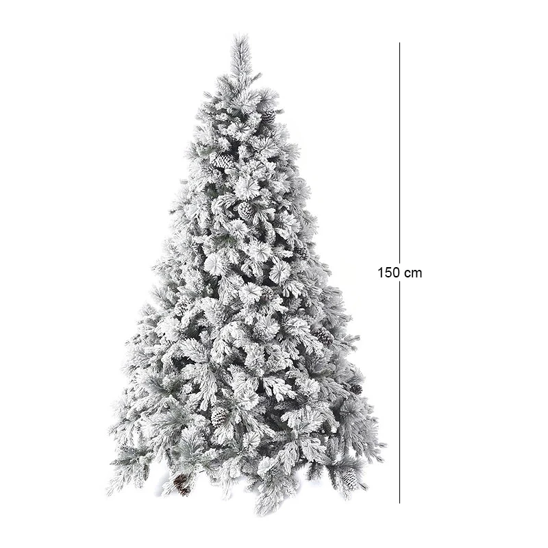 X MAS TREE FLOCKED ALASKAN Φ 102X150 10