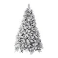 CHRISTMAS TREE FLOCKED ALASKA 210CM