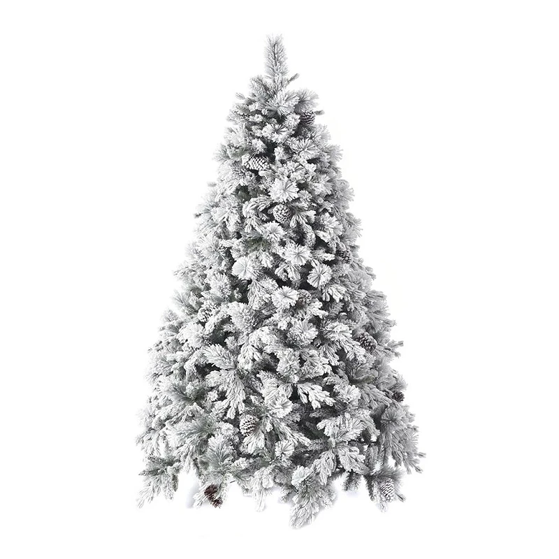 CHRISTMAS TREE FLOCKED ALASKA 240CM
