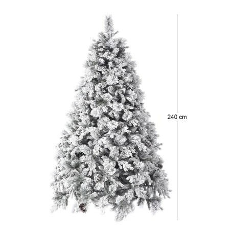 CHRISTMAS TREE FLOCKED ALASKA 240CM