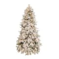 CHRISTMAS TREE PRE-LIT SNOWY WONDERLAND 180CM WITH 260 LED WARM WHITE LIGHTS 8 FUNCTIONS (PE)