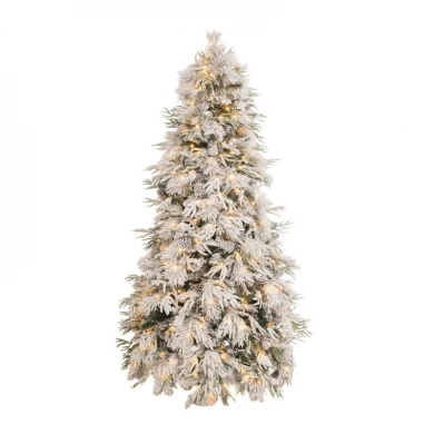ΔΕΝΤΡΟ PRE-LIT SNOWY WONDERLAND 180ΕΚ ΜΕ 260 LED ΛΕΥΚΑ ΖΕΣΤΑ ΛΑΜΠΑΚΙΑ 8 ΠΡΟΓΡΑΜΜΑΤΩΝ