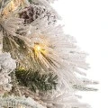 CHRISTMAS TREE PRE-LIT SNOWY WONDERLAND 180CM WITH 260 LED WARM WHITE LIGHTS 8 FUNCTIONS (PE)