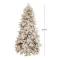 CHRISTMAS TREE PRE-LIT SNOWY WONDERLAND 270CM WITH 530 LED WARM WHITE LIGHTS 8 FUNCTIONS