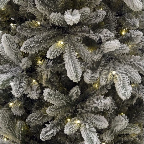 CHRISTMAS TREE SNOW WHITE 240CM WITH 520LED LIGHTS