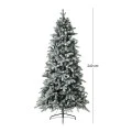CHRISTMAS TREE SNOW WHITE 240CM WITH 520LED LIGHTS