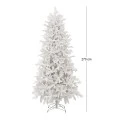 WHITE FLOCKED CHRISTMAS TREE 270CM