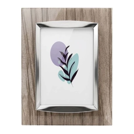 ACRYLIC PHOTO FRAME IN CLEAR SILVER COLOR 25X20CM