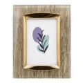 ACRYLIC PHOTO FRAME IN CLEAR GOLD COLOR 22X17CM