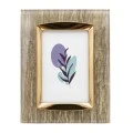 ACRYLIC PHOTO FRAME IN CLEAR GOLD COLOR 25X20CM