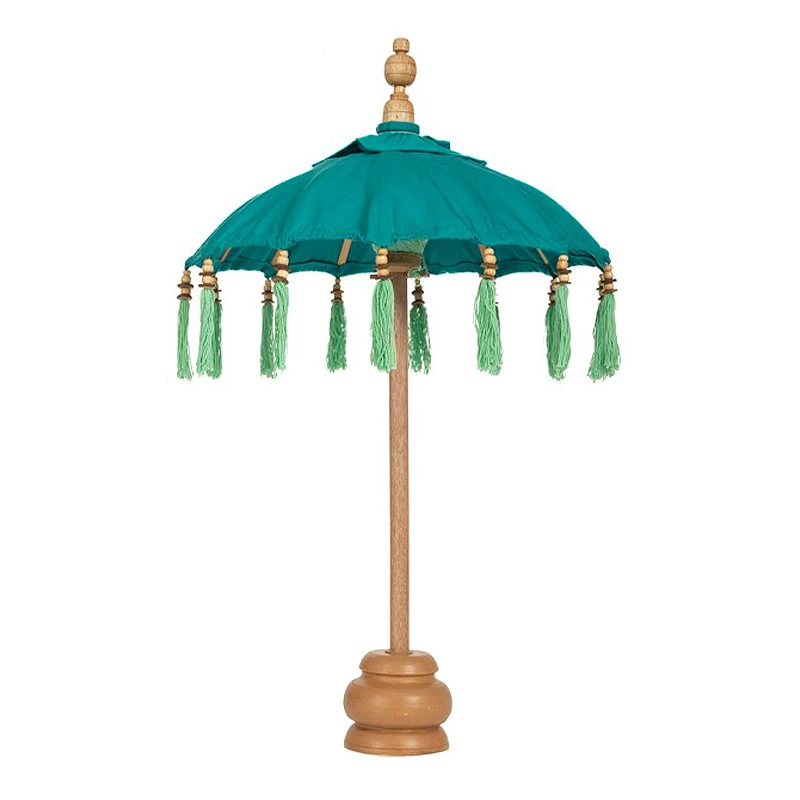 DECO SMALL AZURE PARASOL D50x75CM BALI