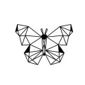 Butterfly Megapap metal wall art in black color 50x2x35cm.