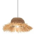 DECO CREAM SEAGRASS CEILING LIGHT D40x21CM