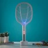 Rechargeable 2 in 1 UV Insect Killer Racket 18x44.5x8cm.