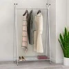Shua Megapap metallic floor hanger in white color 90x38x150cm.