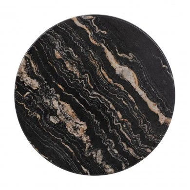 ΕΠΙΦΑΝΕΙΑ ΤΡΑΠΕΖΙΟΥ Φ60Χ2.5εκ. 5787 WERZALIT BLACK GOLD MARBLE HM5227.15