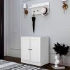 Felix Megapap melamine entrance furniture in white color 65,4x40x71,4cm.