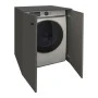 Gray Megapap melamine laundry machine cabinet in anthracite color 70x66x90cm.