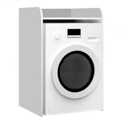 Έπιπλο πλυντηρίου Toren Megapap χρώμα λευκό 65x60x100εκ. Έπιπλο πλυντηρίου Toren Megapap χρώμα λευκό 65x60x100εκ.
